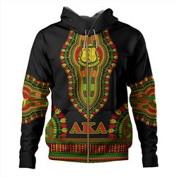 alpha kappa alpha hoodie dashiki juneteenth, african hoodie for men women