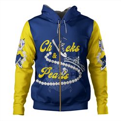 sigma gamma rho hoodie chuck and pearls, african hoodie for men women