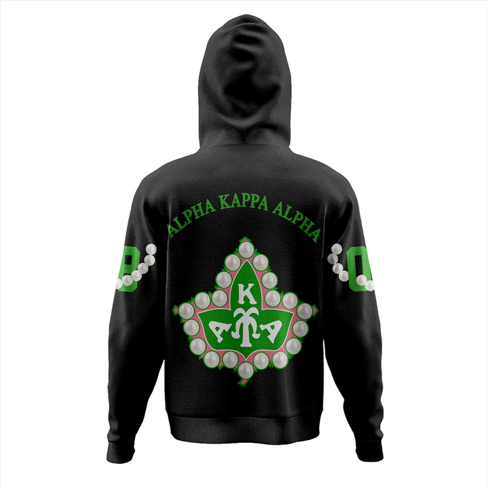 Alpha Kappa Alpha Hoodie Pearls, African Hoodie For Men Women
