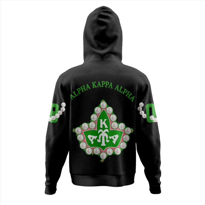 Alpha Kappa Alpha Hoodie Pearls, African Hoodie For Men Women