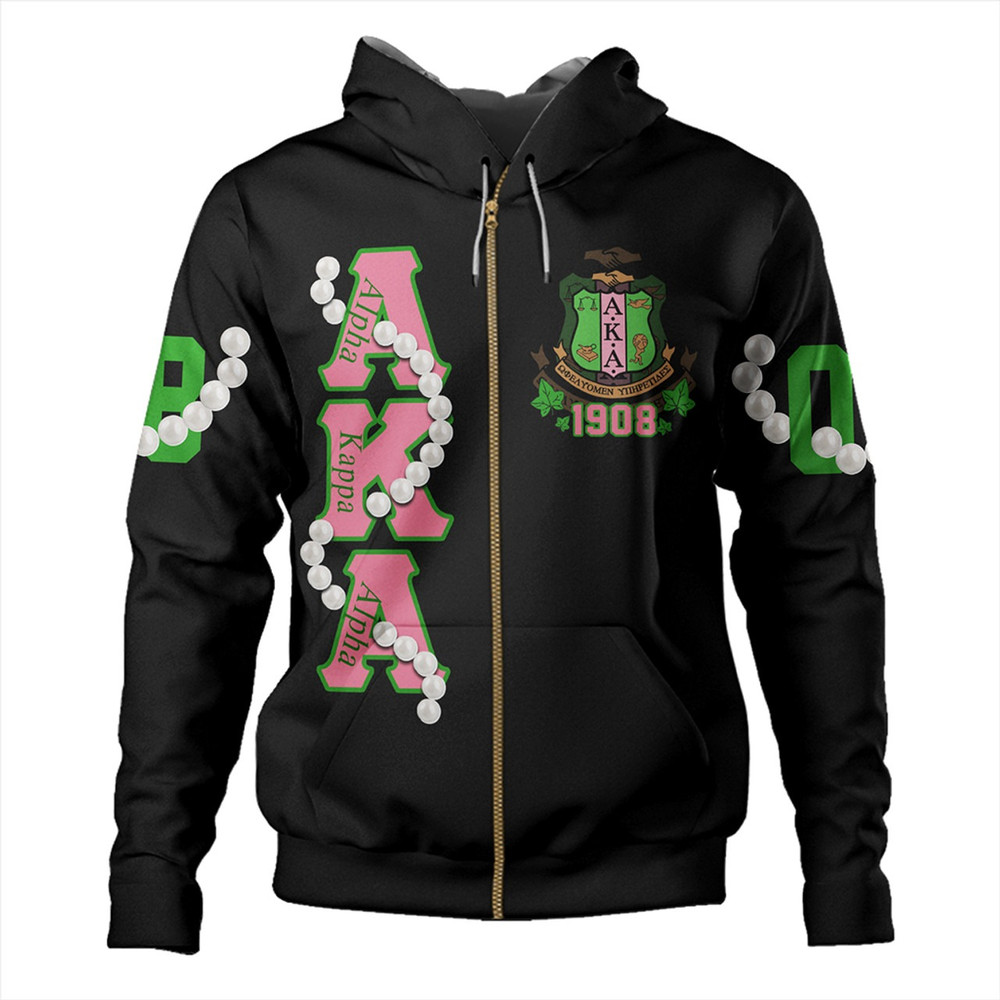 Alpha Kappa Alpha Hoodie Pearls, African Hoodie For Men Women