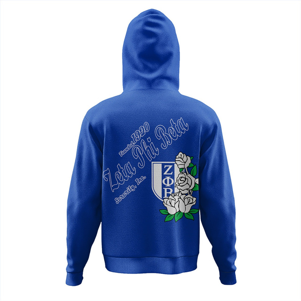 Zeta Phi Beta Hoodie Flower Style, African Hoodie For Men Women