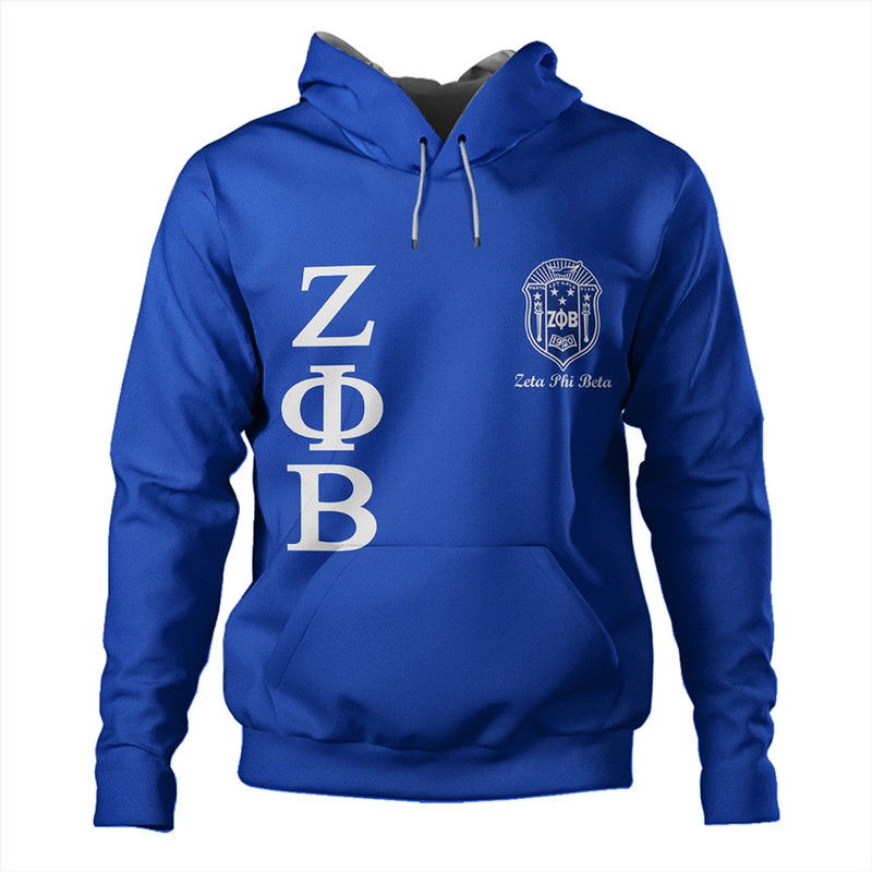 Zeta Phi Beta Hoodie Flower Style, African Hoodie For Men Women