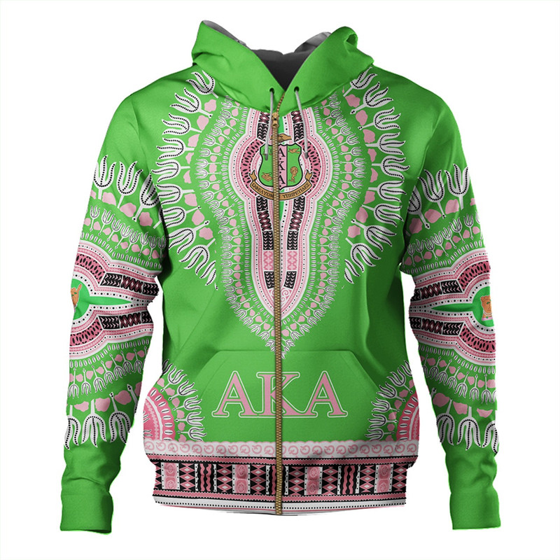 Alpha Kappa Alpha Hoodie Dashiki, African Hoodie For Men Women