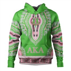 alpha kappa alpha hoodie dashiki, african hoodie for men women
