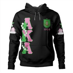 alpha kappa alpha hoodie k.h chuck and pearls, african hoodie for men women