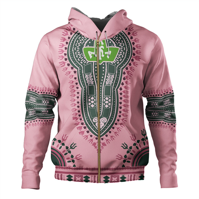 Alpha Kappa Alpha Hoodie Dashiki Style, African Hoodie For Men Women