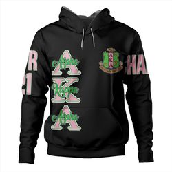 alpha kappa alpha hoodie custom letter style, african hoodie for men women