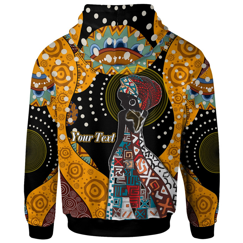 African Woman Hoodie - Custom African Women With African Pattern Hoodie, African Hoodie For Men Women