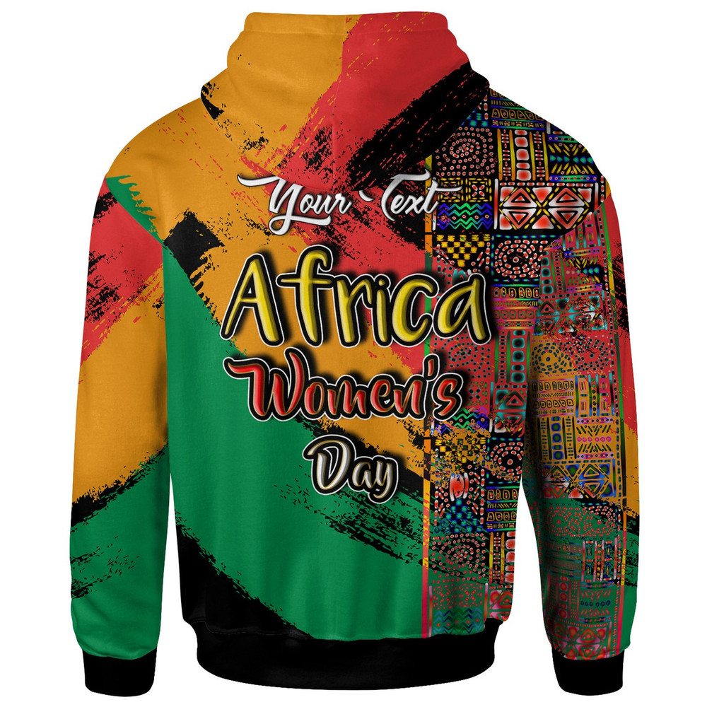 African Woman Hoodie - Custom African Girl With Quotes Africa's Woman's Day Culture Hoodie, African Hoodie For Men Women
