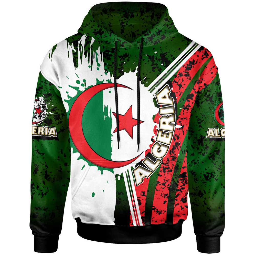 Algeria Hoodie - Custom Algeria Independence Day Hoodie, African Hoodie For Men Women
