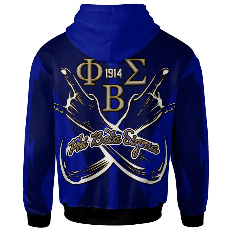 Phi Beta Sigma Hoodie - Fraternity Hand Phi Beta Sigma Hoodie, African Hoodie For Men Women