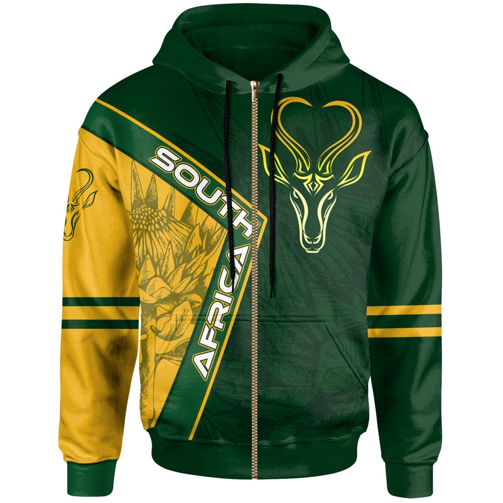 South Africa Rugby Springboks Hoodie, African Hoodie For Men Women