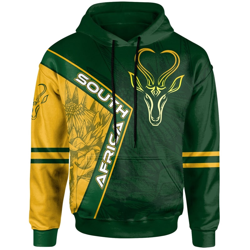 South Africa Rugby Springboks Hoodie, African Hoodie For Men Women