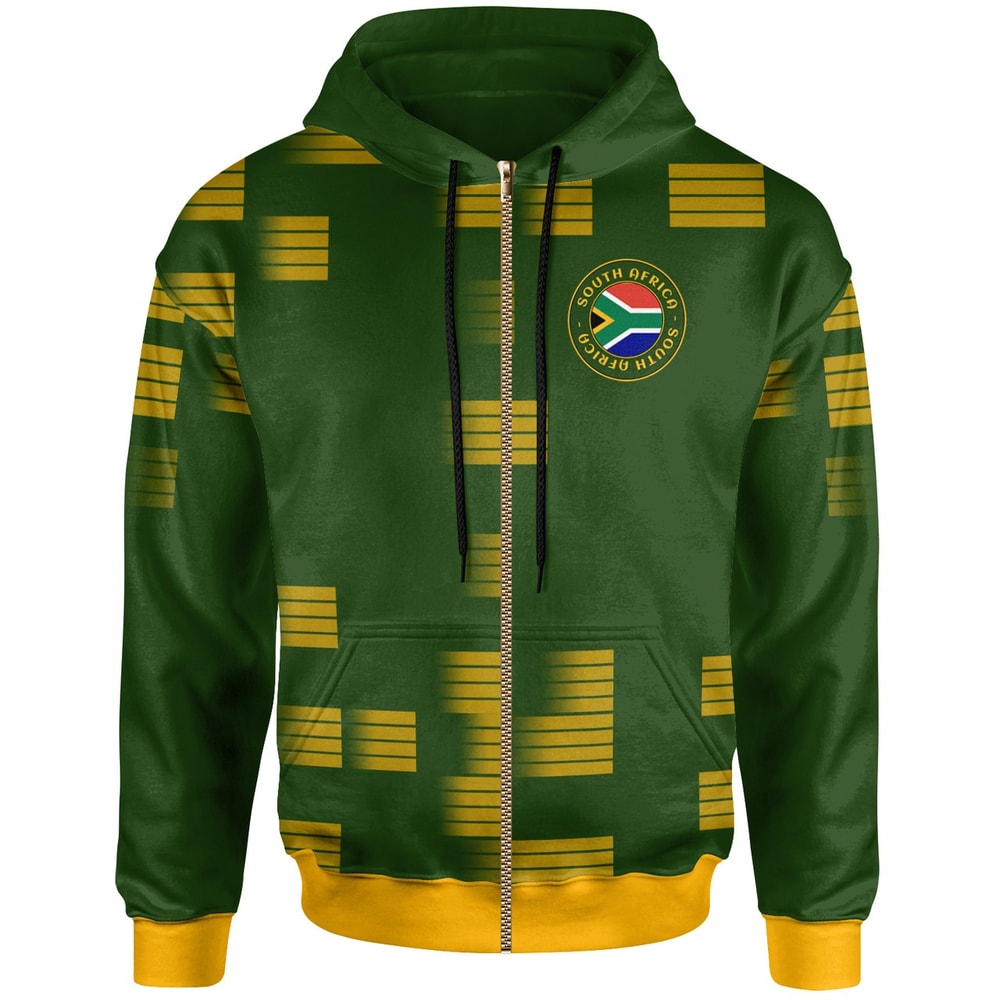 South Africa Rugby Ball Fire Style Hoodie, African Hoodie For Men Women