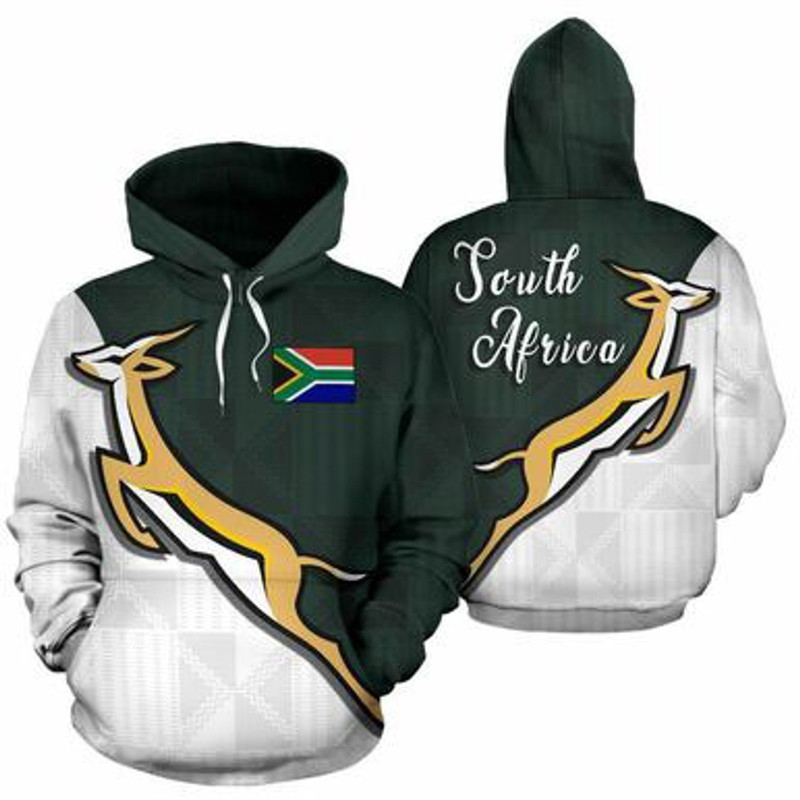 South Africa Hoodie - Africa Springboks Forever Hoodie, African Hoodie For Men Women
