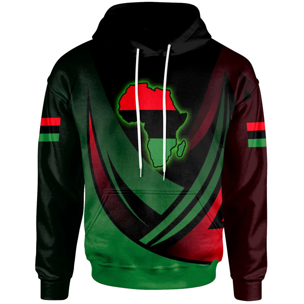 African Hoodie - Custom Africa Sports Style Hoodie I, African Hoodie For Men Women