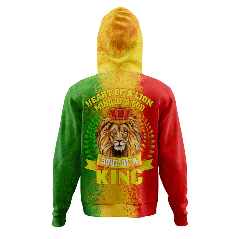 African Hoodie - African Soul Of A King Hoodie, African Hoodie For Men Women