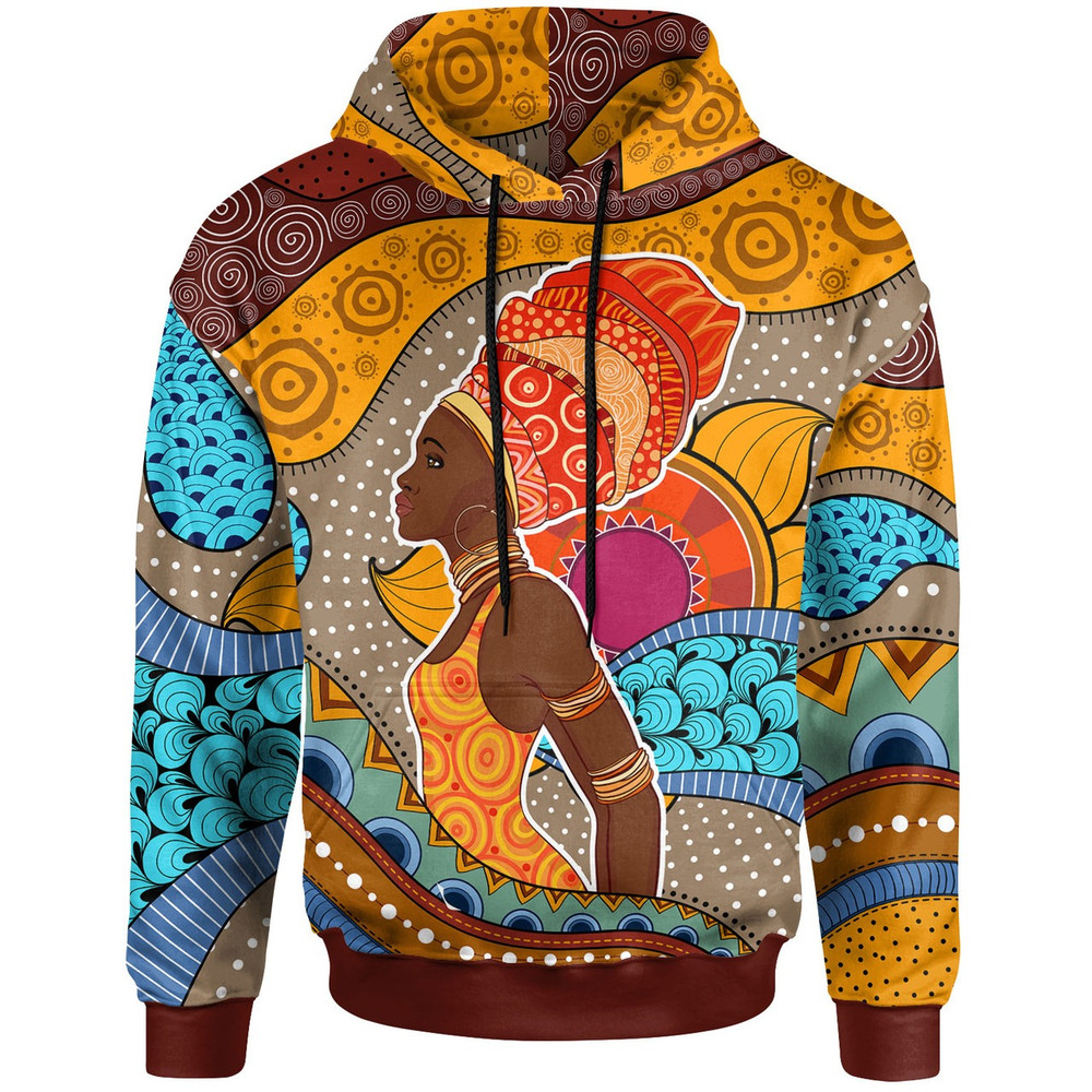 African Hoodie - African Figure Drawing Hoodie, African Hoodie For Men Women