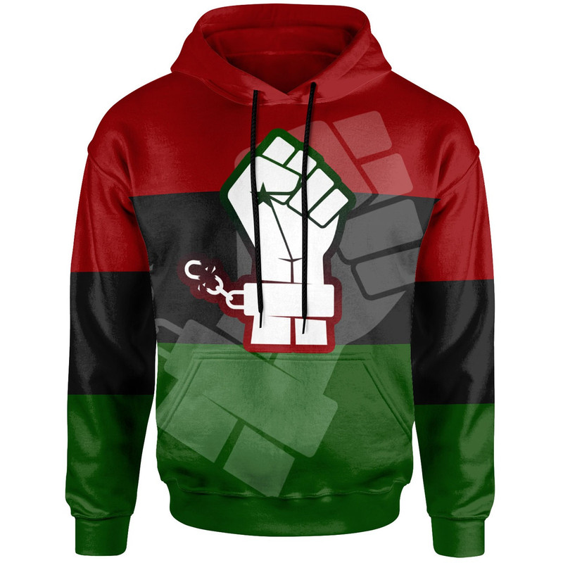 African Hoodie - Africa Black Power African Flag Hoodie, African Hoodie For Men Women