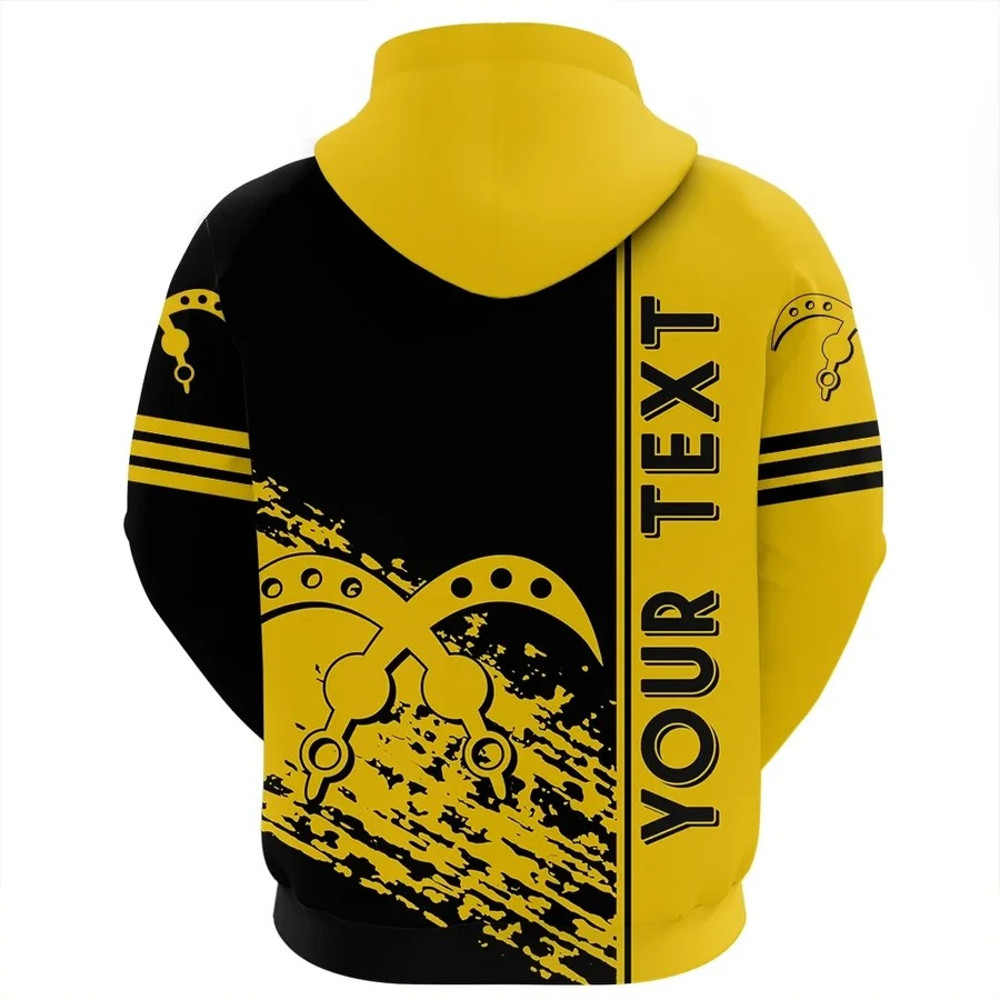 Akofena Hoodie Quarter Style, African Hoodie For Men Women