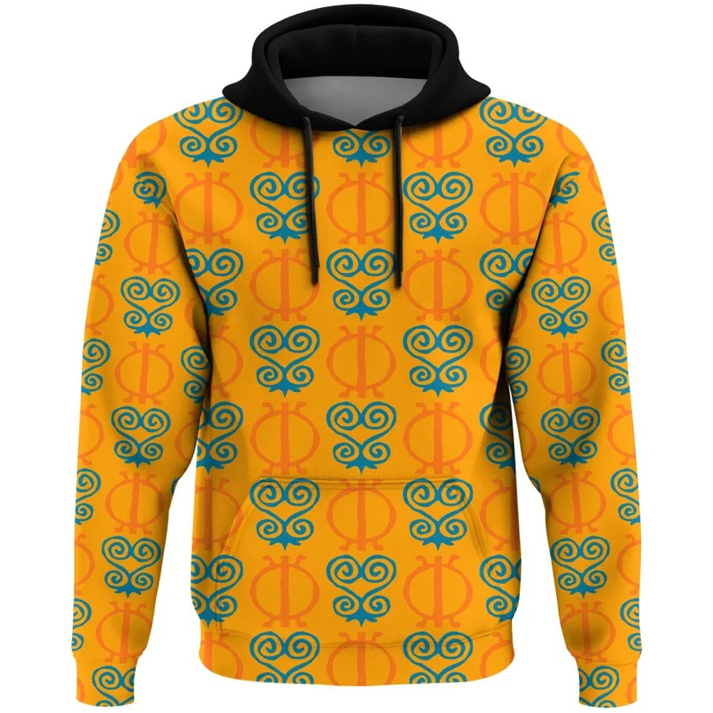 Sankofa And Wawa Aba Adinkra Hoodie, African Hoodie For Men Women