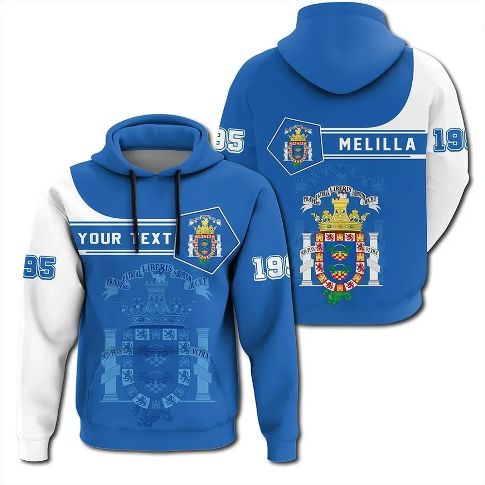 Melilla Hoodie Pentagon Style, African Hoodie For Men Women