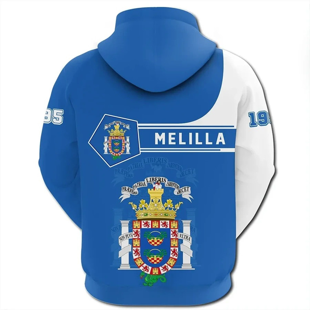 Melilla Hoodie Pentagon Style, African Hoodie For Men Women