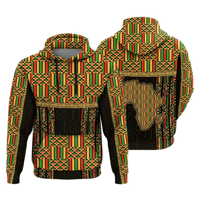 Ambesonne Kente Hoodie, African Hoodie For Men Women