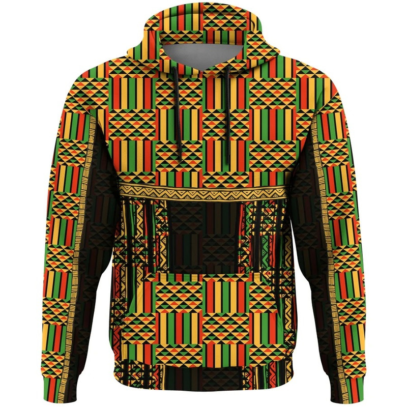 Ambesonne Kente Hoodie, African Hoodie For Men Women