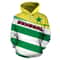 Senegal Flag Hoodie Vivian Style, African Hoodie For Men Women
