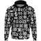Mix Adinkra Hoodie, African Hoodie For Men Women