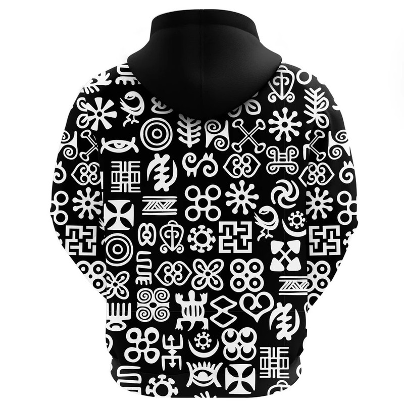 Mix Adinkra Hoodie, African Hoodie For Men Women