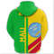 Mali Half Concept Hoodie, African Hoodie For Men Women