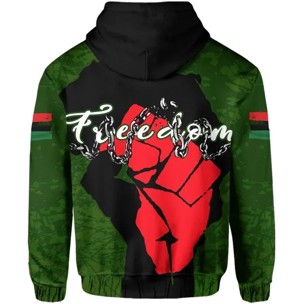 Freedom Fighter Hoodie, African Hoodie For Men Women