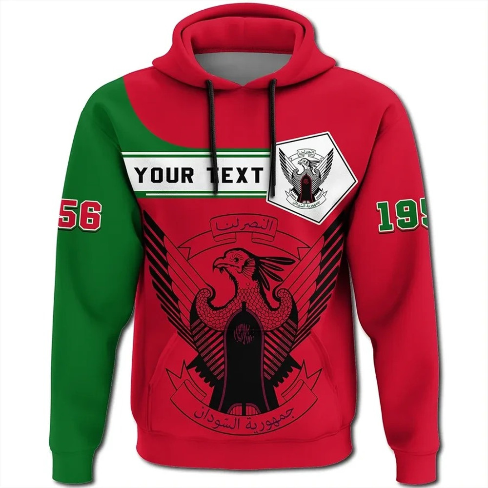Sudan Hoodie Pentagon Style, African Hoodie For Men Women