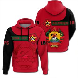 Mozambique Hoodie Pentagon Style, African Hoodie For Men Women