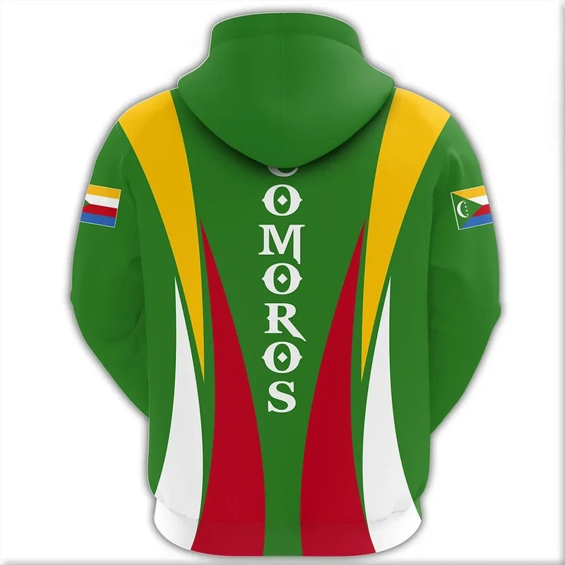 Comoros Hoodie - Apex Style, African Hoodie For Men Women
