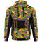 Violet Ashanti Kente Hoodie, African Hoodie For Men Women
