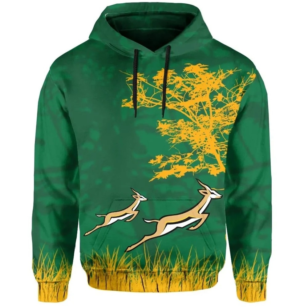 South Africa Springboks Hoodie, African Hoodie For Men Women