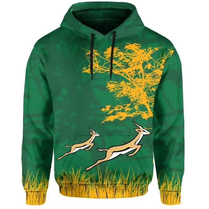 South Africa Springboks Hoodie, African Hoodie For Men Women