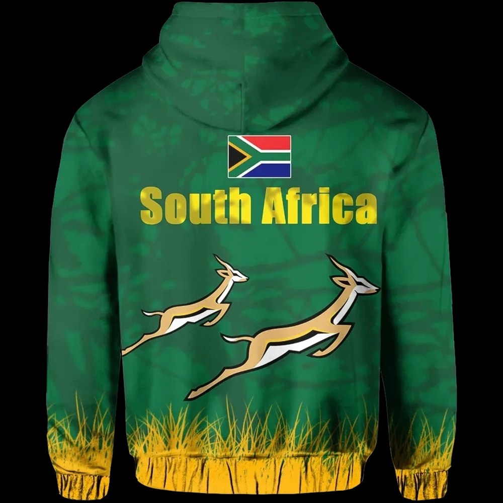 South Africa Springboks Hoodie, African Hoodie For Men Women