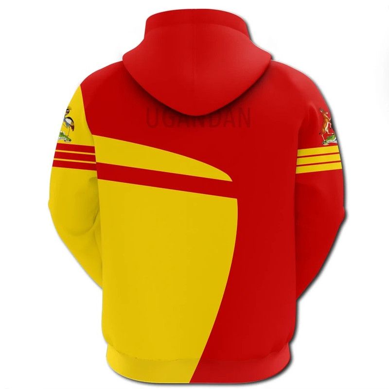 Uganda Hoodie Sport Premium, African Hoodie For Men Women