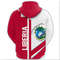 Liberia Half Concept Hoodie, African Hoodie For Men Women