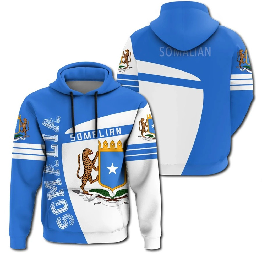 Somalia Hoodie Sport Premium, African Hoodie For Men Women