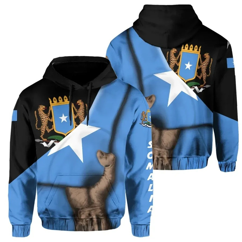 Somalia Hoodie - Fole Style, African Hoodie For Men Women
