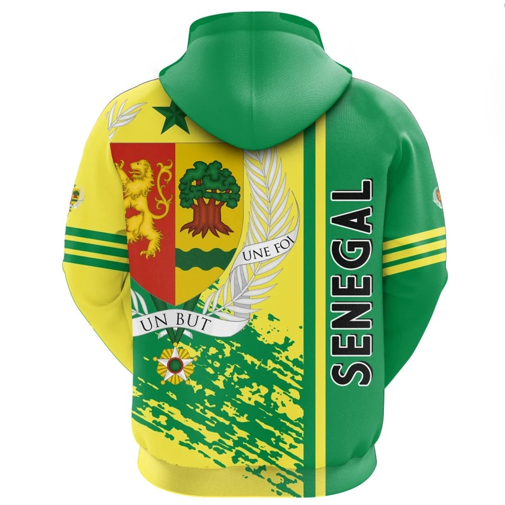 Senegal Quarter Style Hoodie, African Hoodie For Men Women