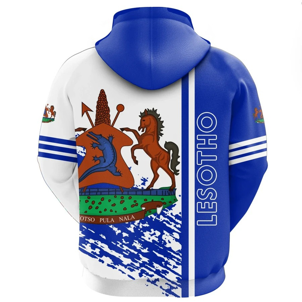 Lesotho Quarter Style Hoodie, African Hoodie For Men Women