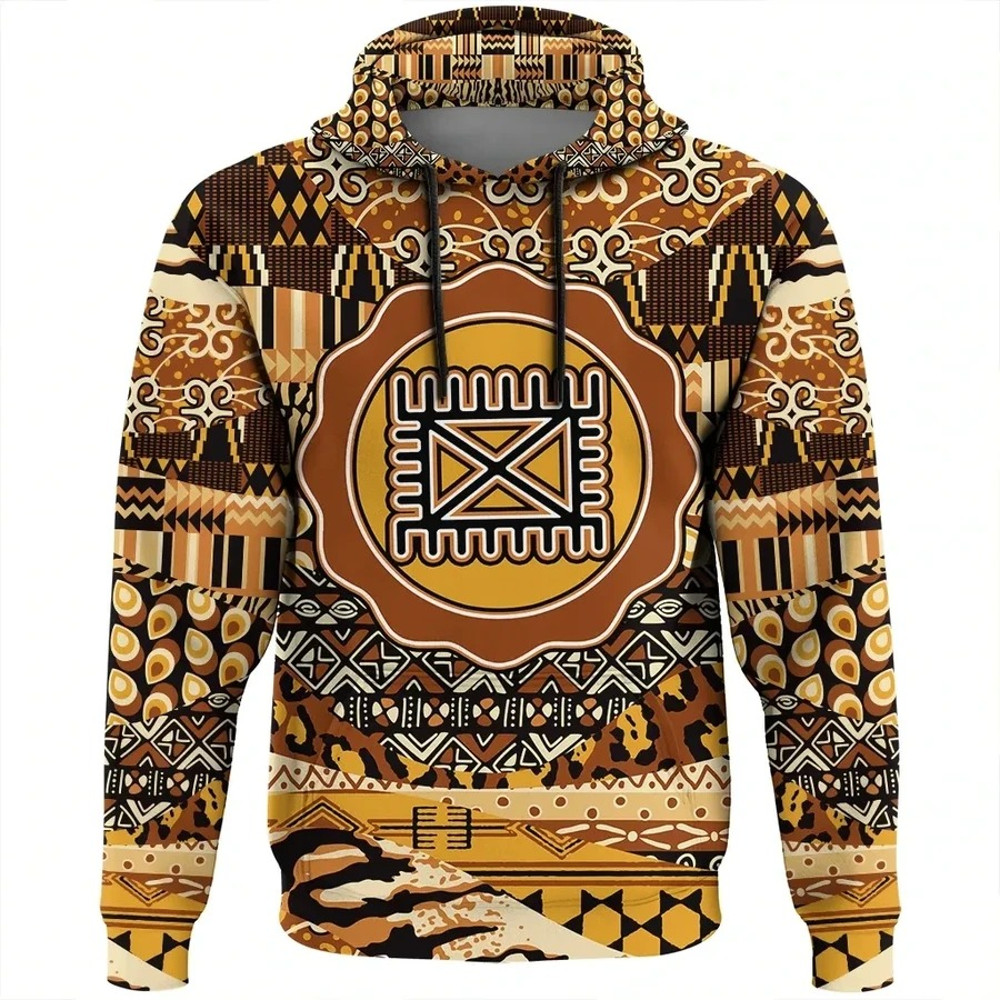 Mrammuo Hoodie Leo Style, African Hoodie For Men Women