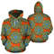 Ankara Orange Hoodie, African Hoodie For Men Women